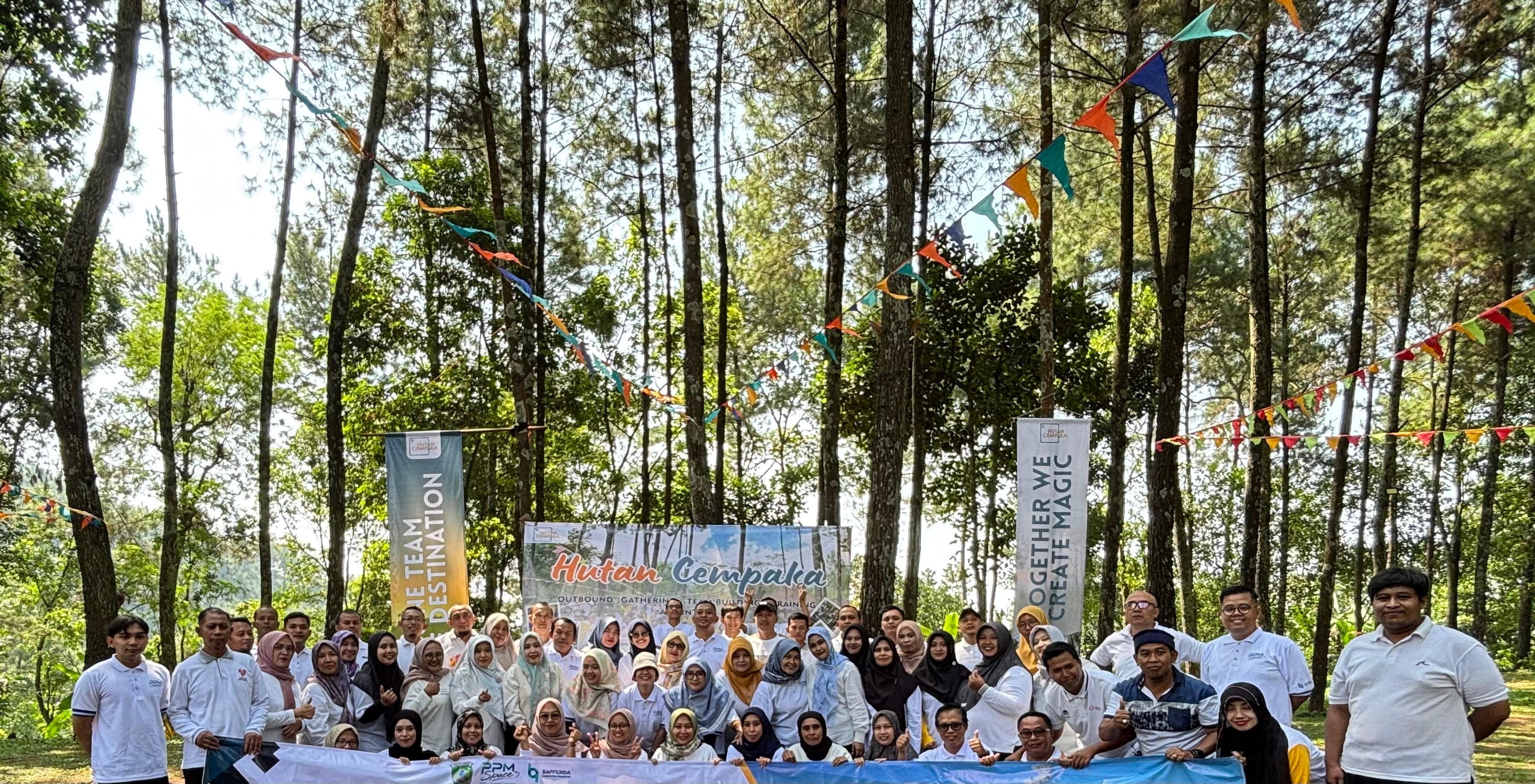 Group of people in a forest
